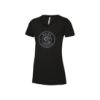 Image de T-shirt manche courte col en V 100% coton FEMME $20.00